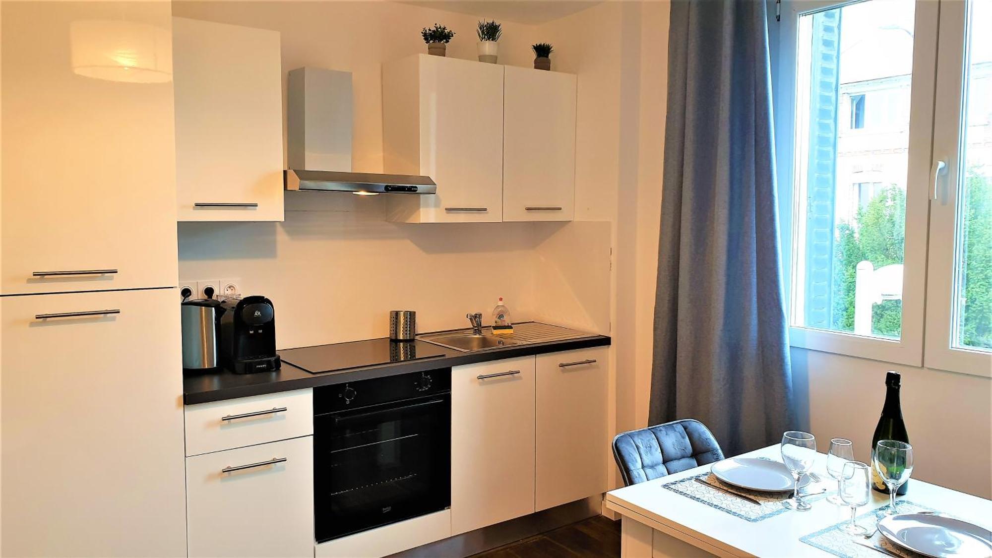 Migennes Joli F2 Plein Centre Cote Gare-Velo-Climatisation 아파트 외부 사진
